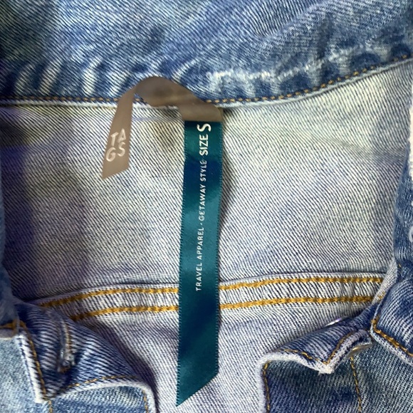 TAGS distressed denim jacket - Picture 4 of 4